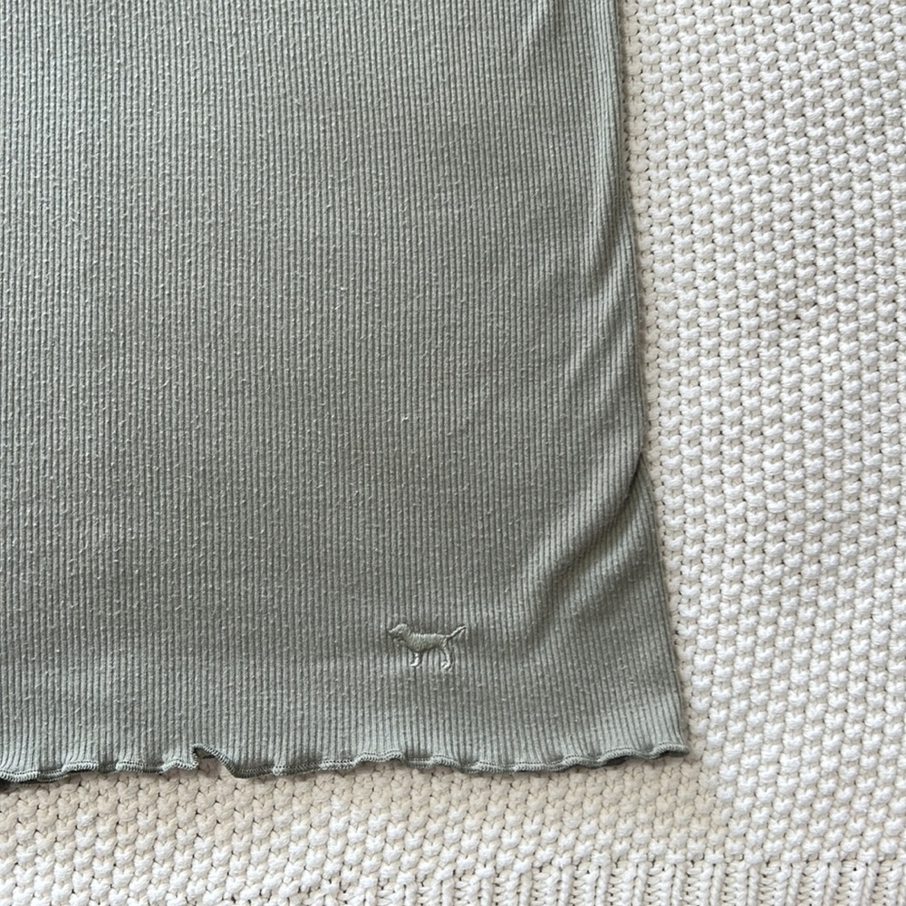 Light Green Basic Tee From Pink - image 2